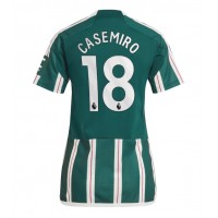 Manchester United Casemiro #18 Vonkajší Ženy futbalový dres 2023-24 Krátky Rukáv